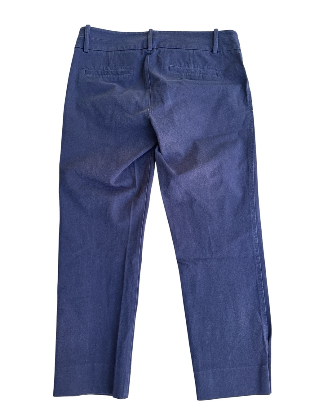 Lilly Pulitzer Luxury Capri Pants Navy Blue Stretch Button Front - Picture 4 of 4